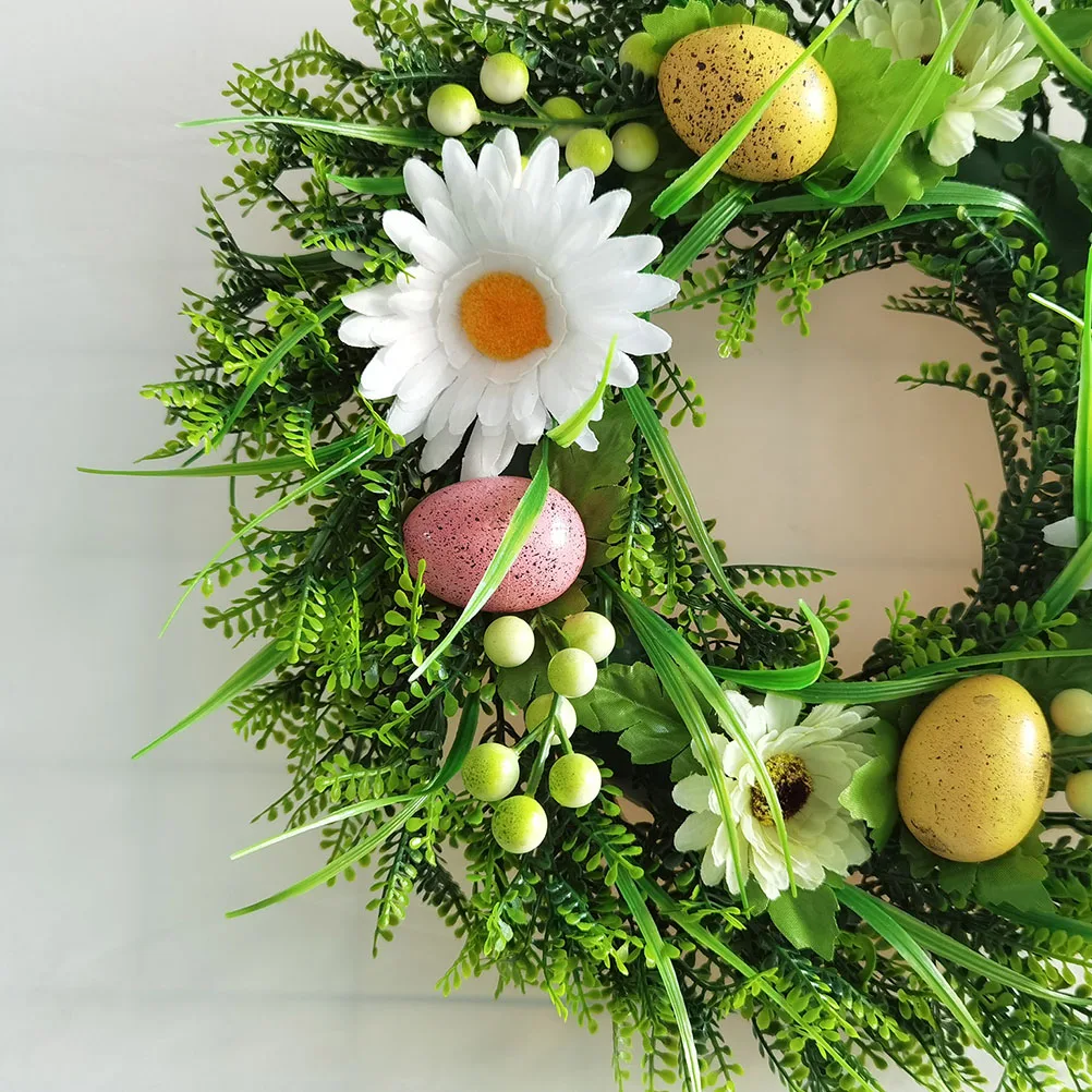 Easter WreathFestival Wreath Pendant Door Window Decor Spring Plastic nament Easter Themed Realistic Artificial Wreath
Easter WreathFestival Wreath Pendant Door Window Decor Spring Plastic nament Easter Themed Realistic Artificial Wreath