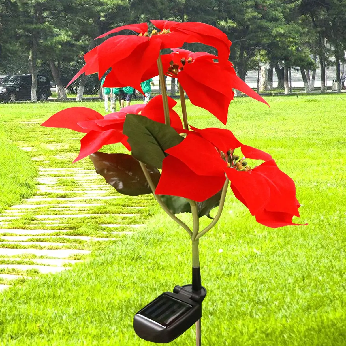 Solar Simulation Lights Outdoor Powered Flower Flowers Lawn Decorations Christmas
Solar Simulation Lights Outdoor Powered Flower Flowers Lawn Decorations Christmas