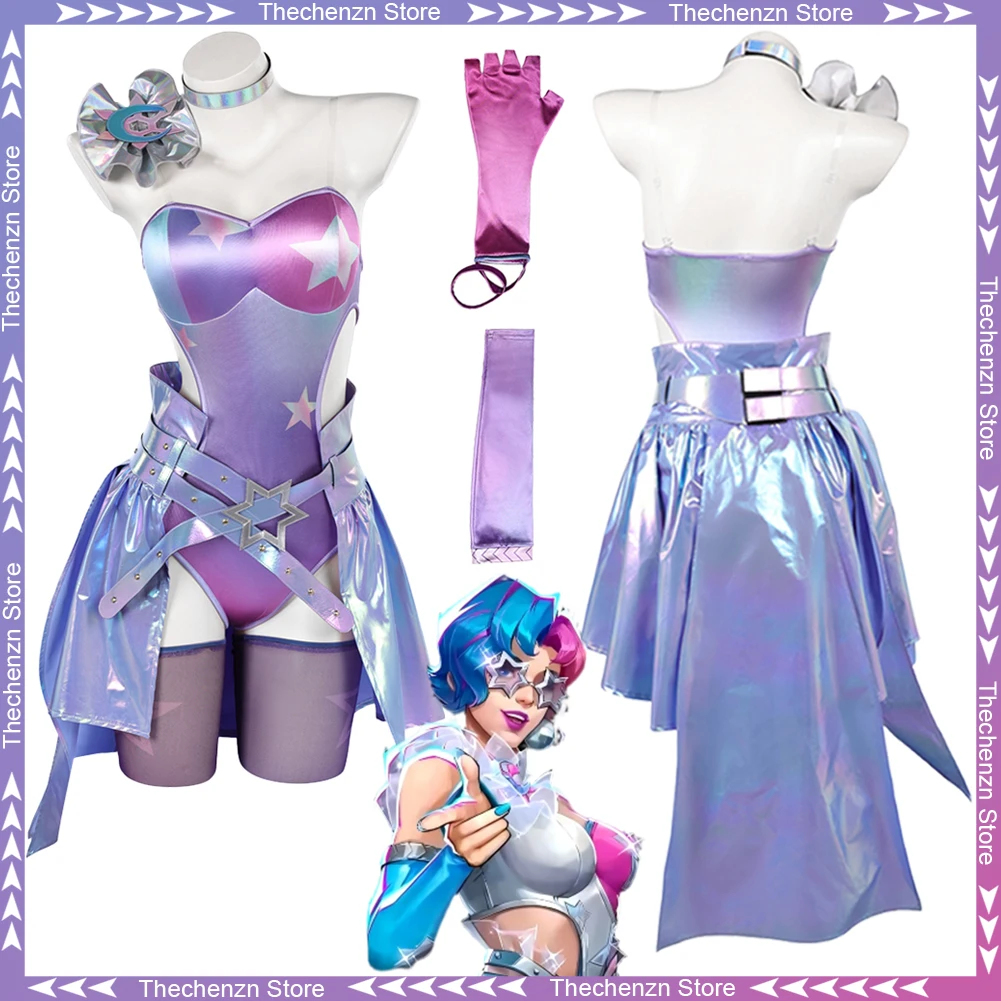 Костюм для косплея Fancy Dress Game Rivals Disco Luna Snow для женщин, наряд для Хэллоуина, женский костюм для ролевых игр, наряды для вечеринок Fantasia
Костюм для косплея Fancy Dress Game Rivals Disco Luna Snow для женщин, наряд для Хэллоуина, женский костюм для ролевых игр, наряды для вечеринок Fantasia