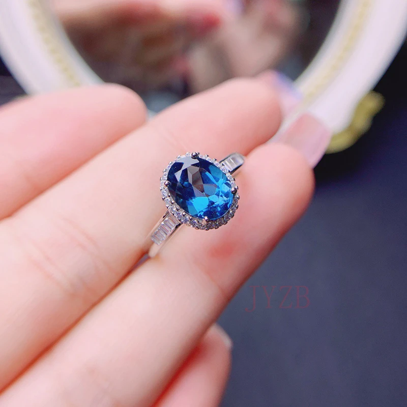 Luxury create oval sky blue topaz ring true 925 sterling silver wedding ring ladies fashion high jewelry
Luxury create oval sky blue topaz ring true 925 sterling silver wedding ring ladies fashion high jewelry