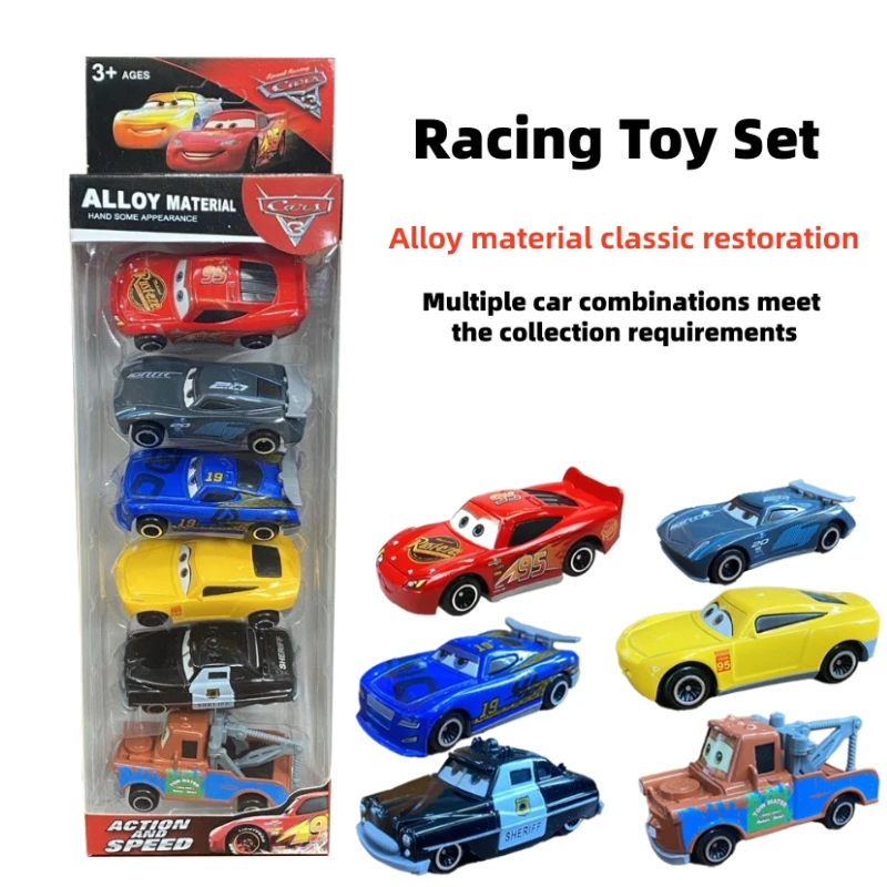 Instock 6pcs/Set Pixar Car 3 Lightning M/C/Queen Jackson Storm Mack Truck 1:55 Diecast Metal Car Model Toy Boy Christmas Gift
Instock 6pcs/Set Pixar Car 3 Lightning M/C/Queen Jackson Storm Mack Truck 1:55 Diecast Metal Car Model Toy Boy Christmas Gift
