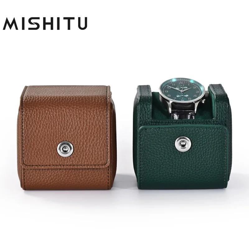 MISHITU PU Leather Watch Display Stand Fashion High-Quality Portable Jewelry Watch Storage Bag Decoration Stand 8.5*9*9CM
MISHITU PU Leather Watch Display Stand Fashion High-Quality Portable Jewelry Watch Storage Bag Decoration Stand 8.5*9*9CM