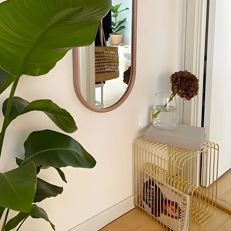 Scandinavian-Inspired Metal Bookshelf - Sleek, Multi-Purpose Storage Rack for Magazines & Newspapers Home Office Decor
Scandinavian-Inspired Metal Bookshelf - Sleek, Multi-Purpose Storage Rack for Magazines & Newspapers Home Office Decor
