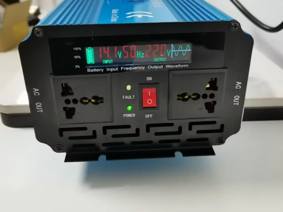 FULL POWER 1.5KW 1500W DC 12V To AC 220V 50HZ emergency PURE SINE Wave UPS Inverter
FULL POWER 1.5KW 1500W DC 12V To AC 220V 50HZ emergency PURE SINE Wave UPS Inverter