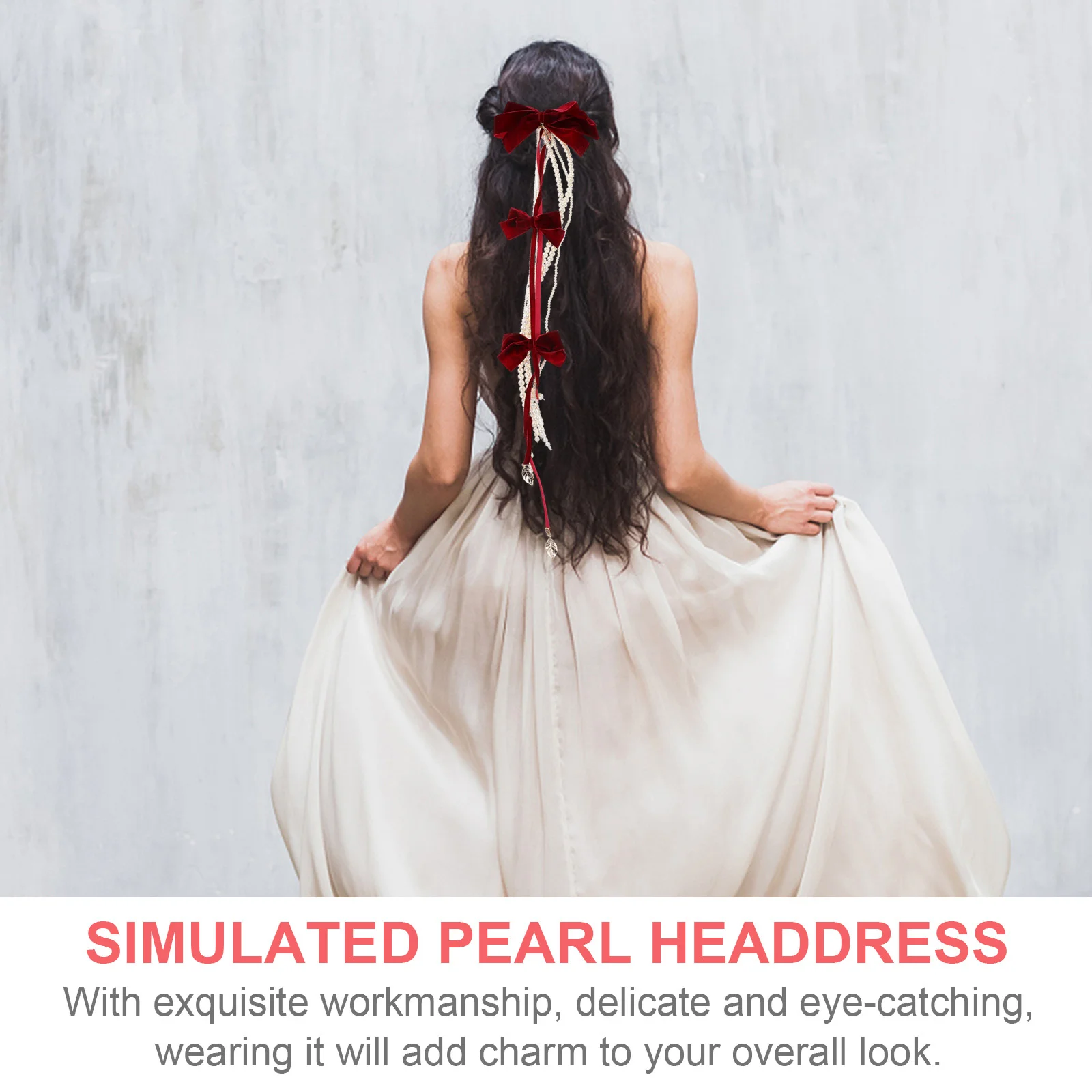 1Set Bowknot Design Headdress Simulated Pearl Wedding Hair Clip Elegant Bride Accessory Retro Style Simulated Pearl Headdress
1Set Bowknot Design Headdress Simulated Pearl Wedding Hair Clip Elegant Bride Accessory Retro Style Simulated Pearl Headdress