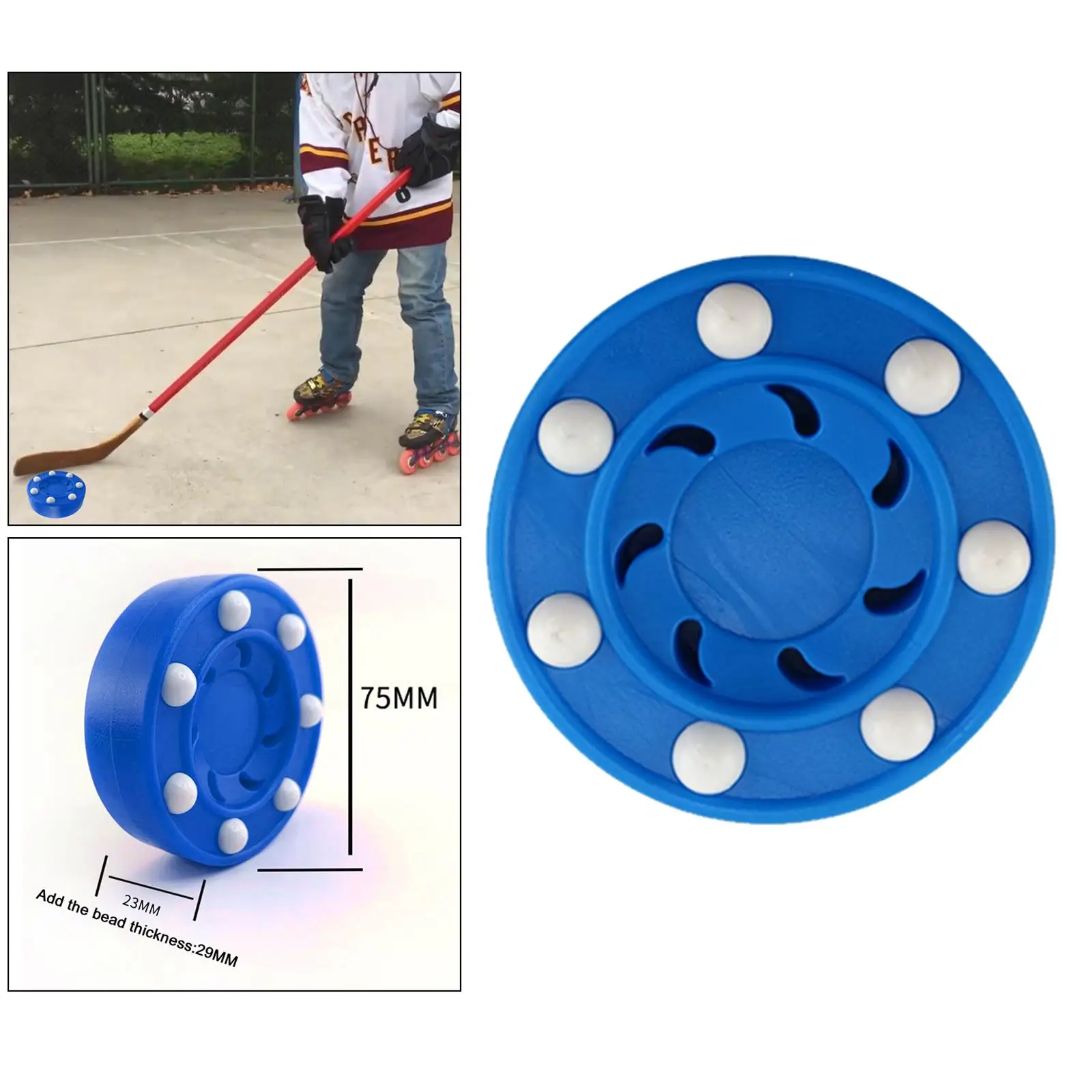 Roller Hockey Puck Official Game Ball ABS Plastic Smooth Slider for Rink Training Practice
Roller Hockey Puck Official Game Ball ABS Plastic Smooth Slider for Rink Training Practice