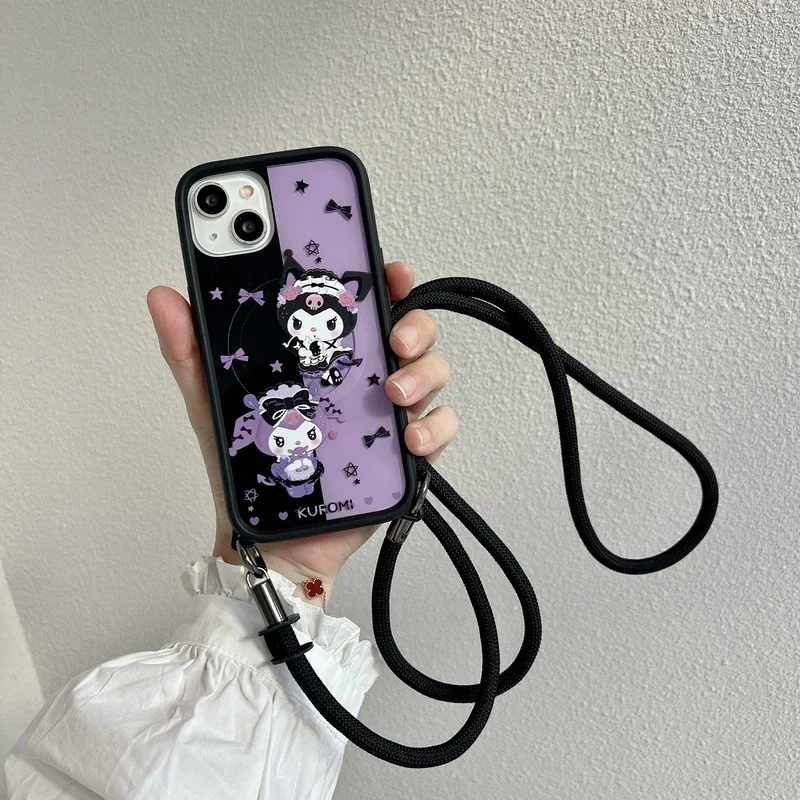 Симпатичный мультяшный Sanrio Maid Kuromi магнитный держатель Magsafe Беспроводная зарядка телефонный чехол для iPhone 15 Pro 14 13 Pro Max жесткий чехол
Симпатичный мультяшный Sanrio Maid Kuromi магнитный держатель Magsafe Беспроводная зарядка телефонный чехол для iPhone 15 Pro 14 13 Pro Max жесткий чехол
