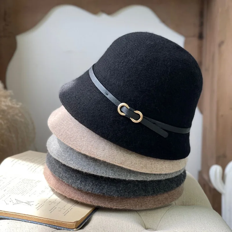 Artificial Wool Warm Bucket Hat Women's Autumn Winter Thickened Fisherman's Hat Panama Plush Basin Hat
Artificial Wool Warm Bucket Hat Women's Autumn Winter Thickened Fisherman's Hat Panama Plush Basin Hat