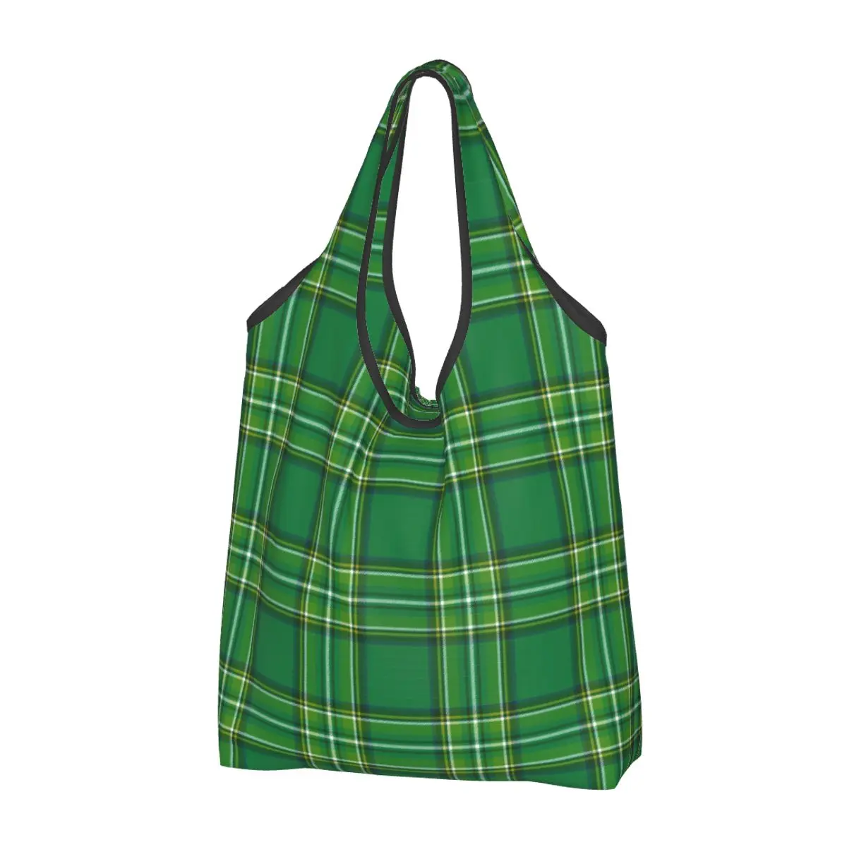 Lucky Green Tartan Reusable Shopping Grocery Bags Foldable 50LB Weight Capacity Irish St Patrick's Day Eco Bag Eco-Friendly
Lucky Green Tartan Reusable Shopping Grocery Bags Foldable 50LB Weight Capacity Irish St Patrick's Day Eco Bag Eco-Friendly