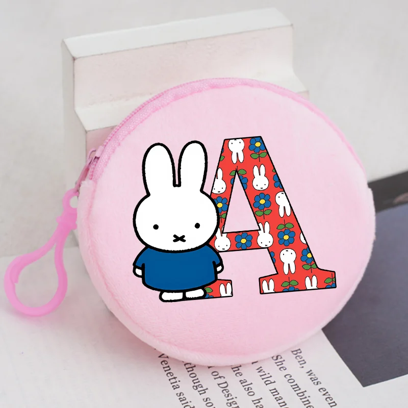 Miffys Round Coin Purse Cartoon Letter A-Z Printed Wallet Girls Kawaii Portable Storage Bag Party Favors Children Birthday Gifts
Miffys Round Coin Purse Cartoon Letter A-Z Printed Wallet Girls Kawaii Portable Storage Bag Party Favors Children Birthday Gifts