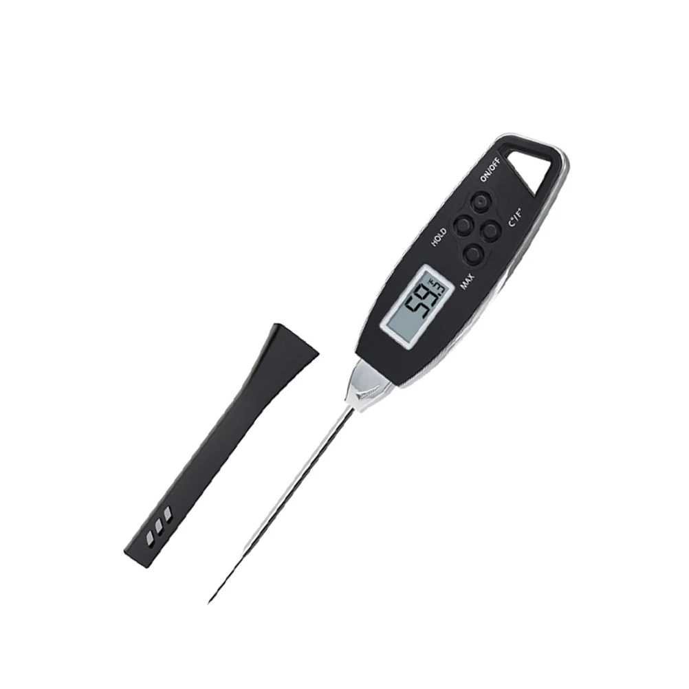 Digital Thermometer for Food Temperature Measurement Instant Read ±0.5°C Accuracy Black Kitchen Cooking LCD Display for Drink
Digital Thermometer for Food Temperature Measurement Instant Read ±0.5°C Accuracy Black Kitchen Cooking LCD Display for Drink