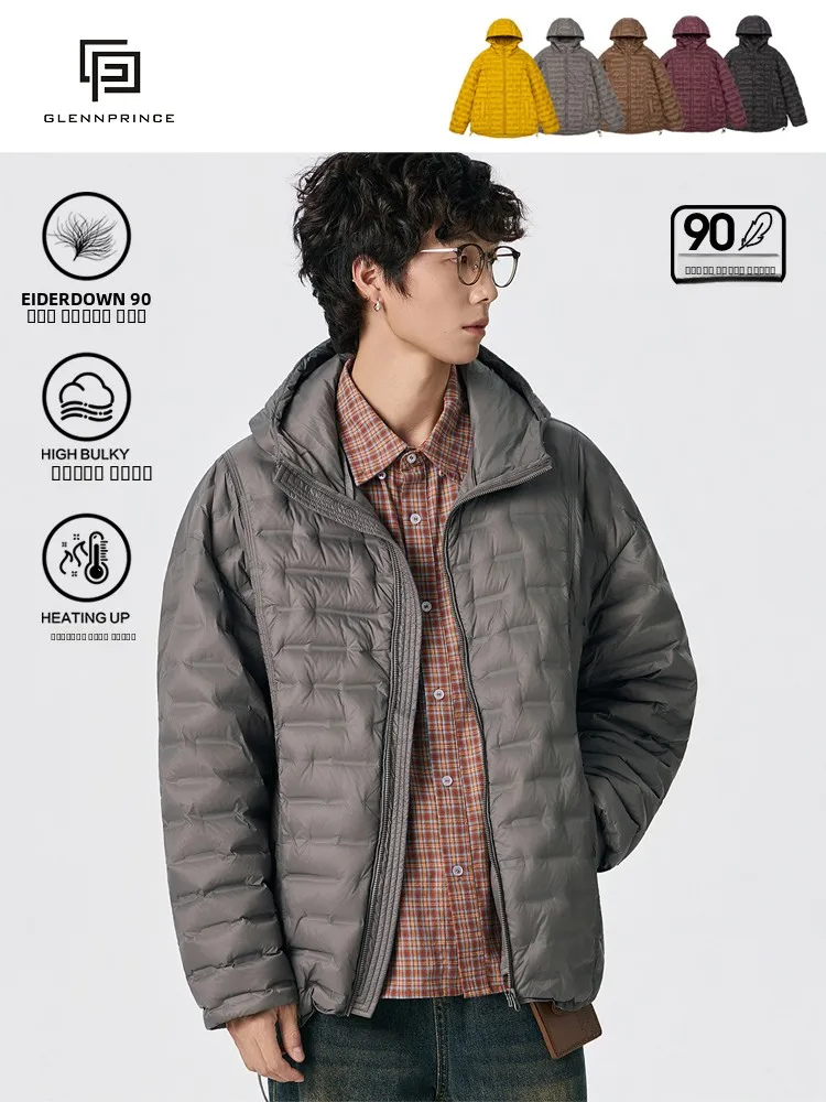 GPstudio New 90 White Du down Hooded Puffer Jaet Men's Loose Fit Large Size Winter Warm American Sle Outerwear
GPstudio New 90 White Du down Hooded Puffer Jaet Men's Loose Fit Large Size Winter Warm American Sle Outerwear