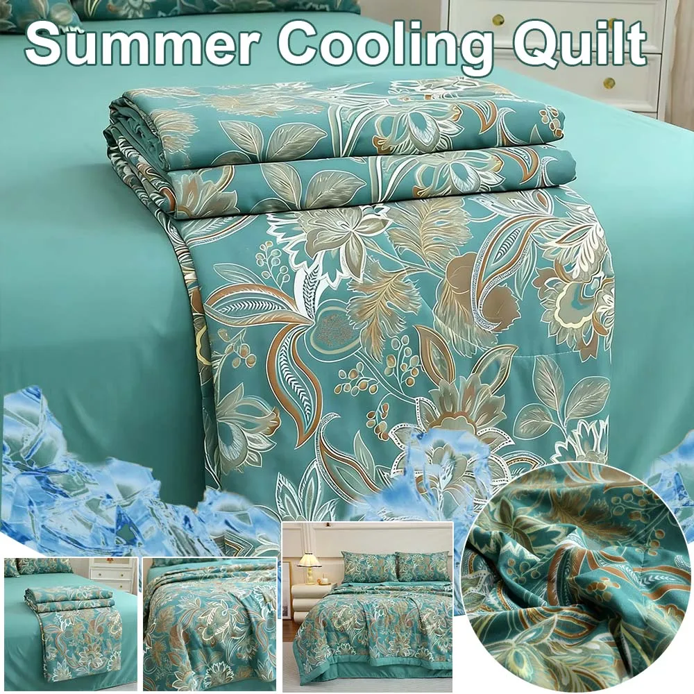 1PC Cooling Blanket Breathable Summer Quilt Lightweight Air Condition Comforter Portable Quilt for Single Double Queen Size Bed
1PC Cooling Blanket Breathable Summer Quilt Lightweight Air Condition Comforter Portable Quilt for Single Double Queen Size Bed