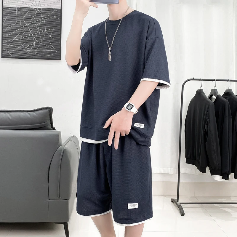 2 Piece Men Shorts Set Summer Tracksuit Men Fashion Clothing Harajuku Style Japan Fashion Loose Fit Sweatsuit Shorts
2 Piece Men Shorts Set Summer Tracksuit Men Fashion Clothing Harajuku Style Japan Fashion Loose Fit Sweatsuit Shorts