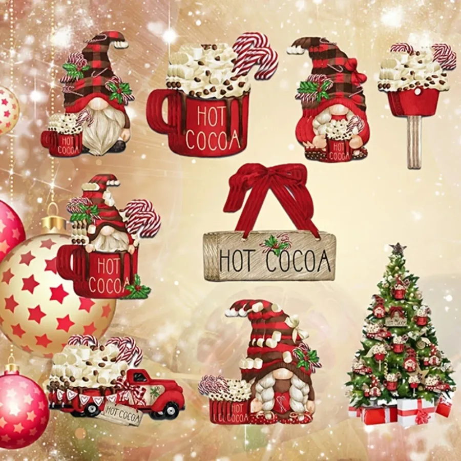 24pcs Gnome Pendant Christmas Wooden Ornament Cute Dwarf Car Hanging DIY Xmas Tree Craft Decoration New Year Hanger Party Decor
24pcs Gnome Pendant Christmas Wooden Ornament Cute Dwarf Car Hanging DIY Xmas Tree Craft Decoration New Year Hanger Party Decor