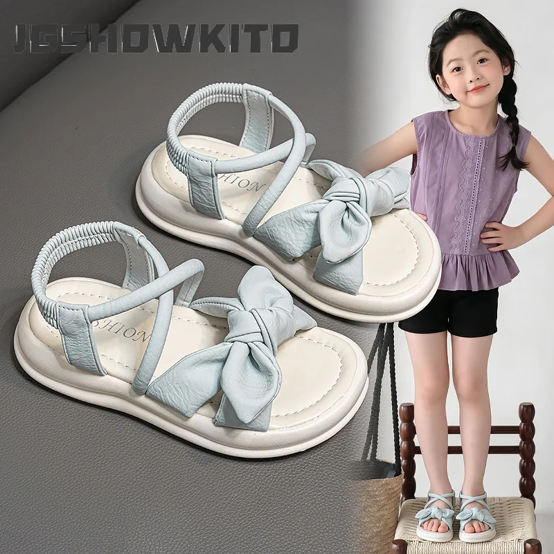 JGSHOWKITO Girls Bow-knot Sandals Ankle Strap Elastic Band Kids Beach Shoes Open Toes Slip-on Elastic Band Princess Sweet Soft
JGSHOWKITO Girls Bow-knot Sandals Ankle Strap Elastic Band Kids Beach Shoes Open Toes Slip-on Elastic Band Princess Sweet Soft