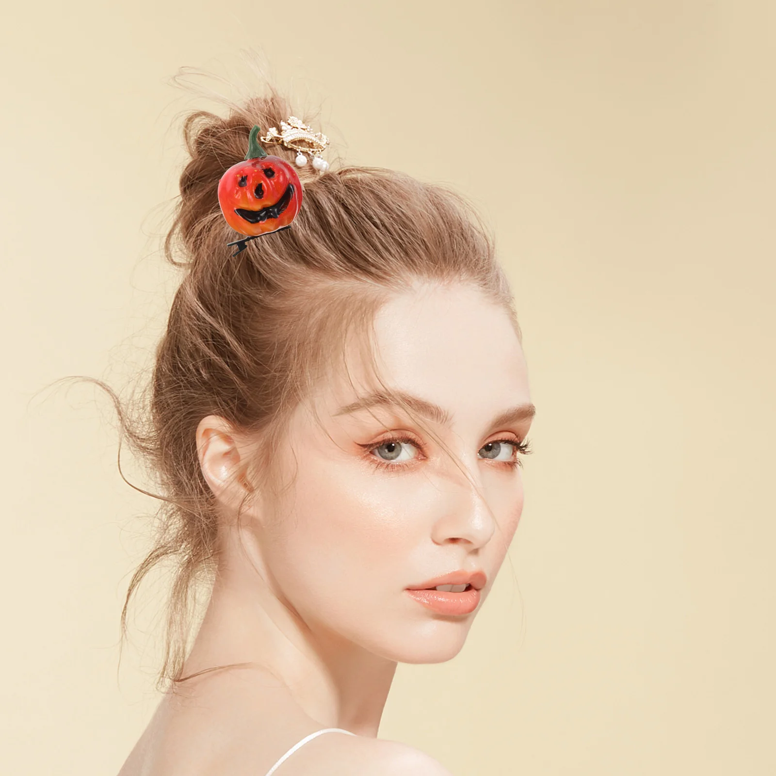 10pcs Halloween Pumpkin Hair Clips Cute 3D Cartoon Hairpins Fall Costume Accessories for Women Kids Lightweight Comfortable
10pcs Halloween Pumpkin Hair Clips Cute 3D Cartoon Hairpins Fall Costume Accessories for Women Kids Lightweight Comfortable