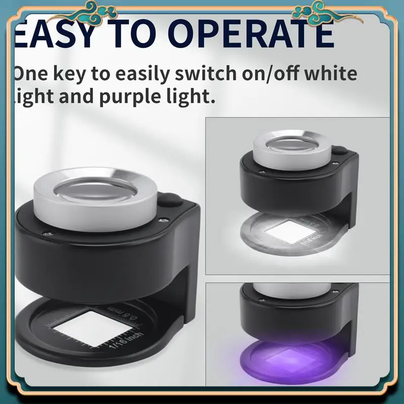 (New)-30X Loupe Magnifier With 6 LED Lights, Rechargeable Portable Desktop Metal Jewelers Loupe, Magnifying Glass With Light
(New)-30X Loupe Magnifier With 6 LED Lights, Rechargeable Portable Desktop Metal Jewelers Loupe, Magnifying Glass With Light