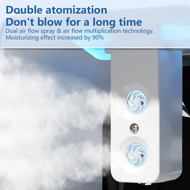 Lenovo USB Air Cooler Portable Desktop Cooling Fan With Humidifier Dual Mist Spray Water Tank With Ice Box For Bedroom Home
Lenovo USB Air Cooler Portable Desktop Cooling Fan With Humidifier Dual Mist Spray Water Tank With Ice Box For Bedroom Home