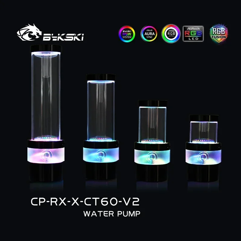 Bykski CP-RX-X-CT60-V2,RGB Mute AIO Reservoir+Pump DDC,All In One Water Tank Res Combo Output 4Meter,Flow 750L/H,MAX 3900RPM
Bykski CP-RX-X-CT60-V2,RGB Mute AIO Reservoir+Pump DDC,All In One Water Tank Res Combo Output 4Meter,Flow 750L/H,MAX 3900RPM