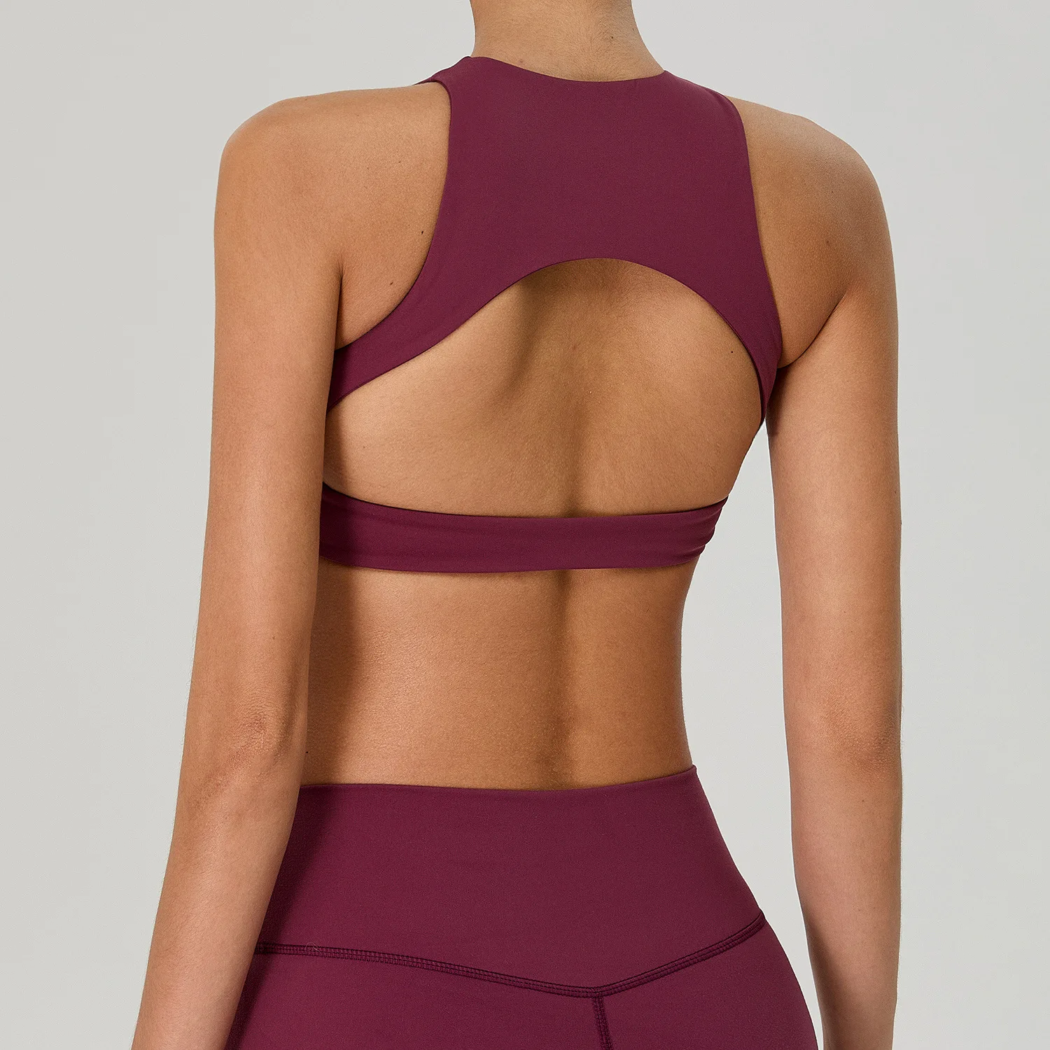 Omen Sports Bra High Support Workout Yoga Running Fitness Bra Moisture Wicking Breathable Lace-up Back Racerback Crop Top
Omen Sports Bra High Support Workout Yoga Running Fitness Bra Moisture Wicking Breathable Lace-up Back Racerback Crop Top