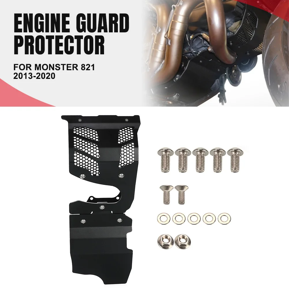 For Ducati Monster 821 20013-2014-2015-2016-2017-2018-2019-2020 Engine Guard Protector Exhaust Shield Protection Chassis Shroud
For Ducati Monster 821 20013-2014-2015-2016-2017-2018-2019-2020 Engine Guard Protector Exhaust Shield Protection Chassis Shroud