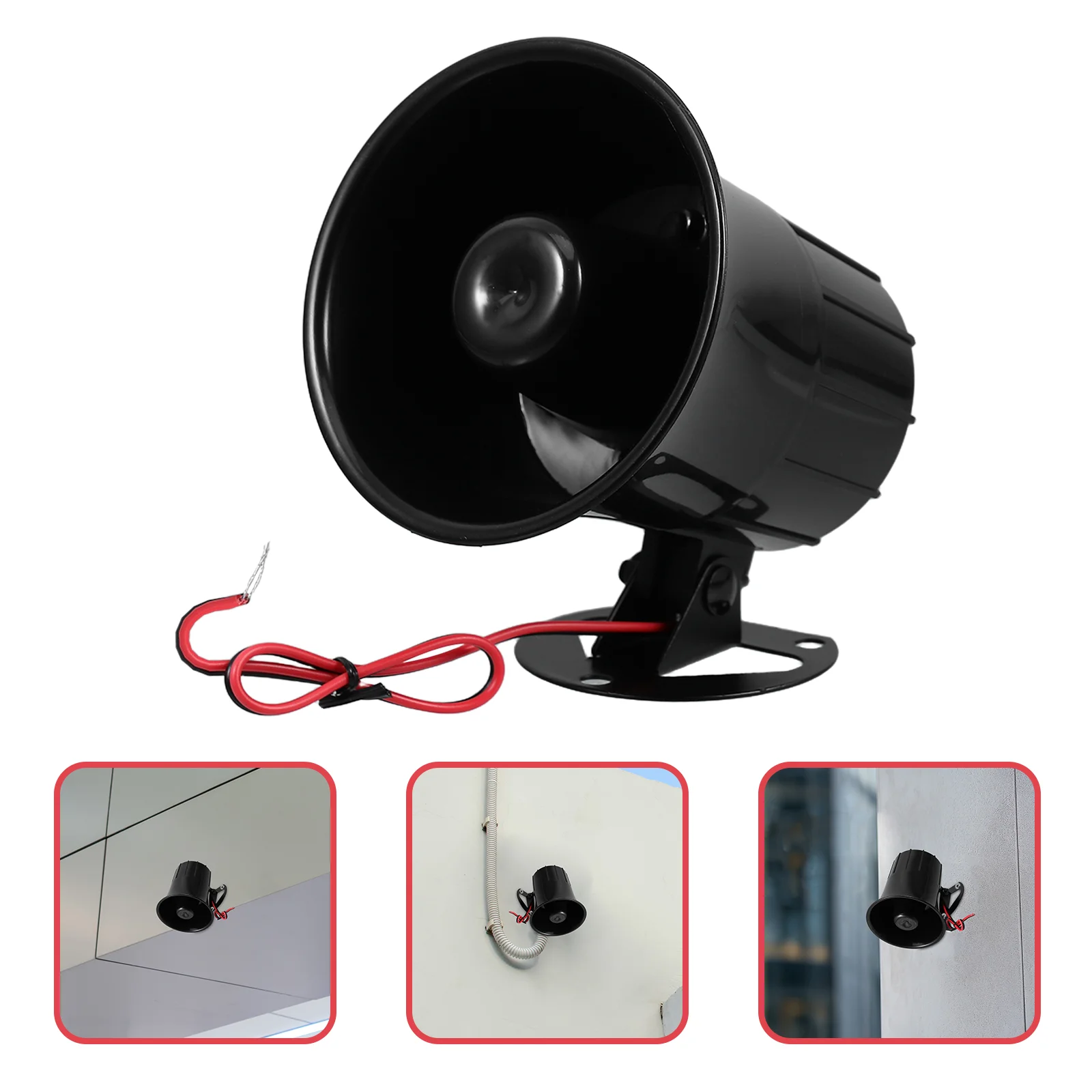 European Railings Burglar Alarm Home Corbels Alarming Horns Siren Patch Black Anti-theft
European Railings Burglar Alarm Home Corbels Alarming Horns Siren Patch Black Anti-theft