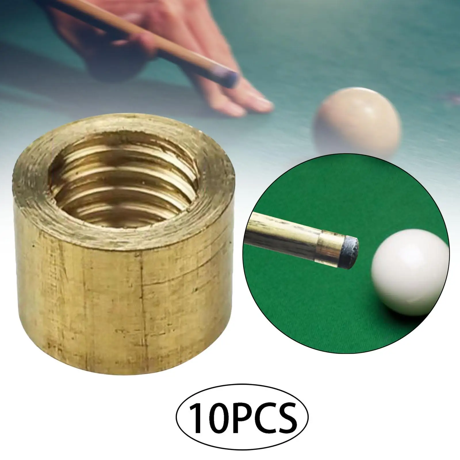 Billiard Cue Ferrule Copper Hoop 10.5mm Repair Accessory Tube for Pool Stick Maintenance Professional Tool for Billiards
Billiard Cue Ferrule Copper Hoop 10.5mm Repair Accessory Tube for Pool Stick Maintenance Professional Tool for Billiards