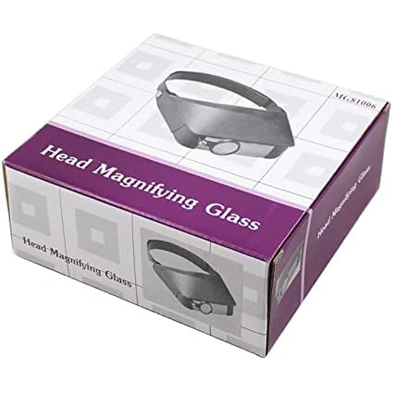 AB47-Slimline Headband Magnifier With 3 Lenses, Assisted Repair Of Head-Mounted Reading Magnifying Glass 1.5X/3X/9.5X/11X Durabl
AB47-Slimline Headband Magnifier With 3 Lenses, Assisted Repair Of Head-Mounted Reading Magnifying Glass 1.5X/3X/9.5X/11X Durabl