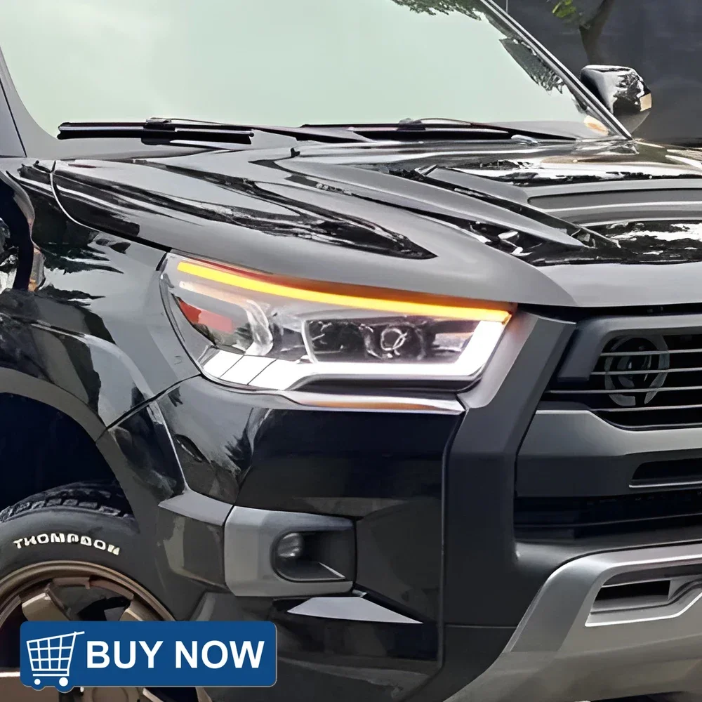 Для Toyota Hilux Revo Vigo 2021-2024 автомобильный головной фонарь, обновленный проектор с двумя линзами, динамический указатель поворота, горячая распродажа, аксессуары 
Для Toyota Hilux Revo Vigo 2021-2024 автомобильный головной фонарь, обновленный проектор с двумя линзами, динамический указатель поворота, горячая распродажа, аксессуары