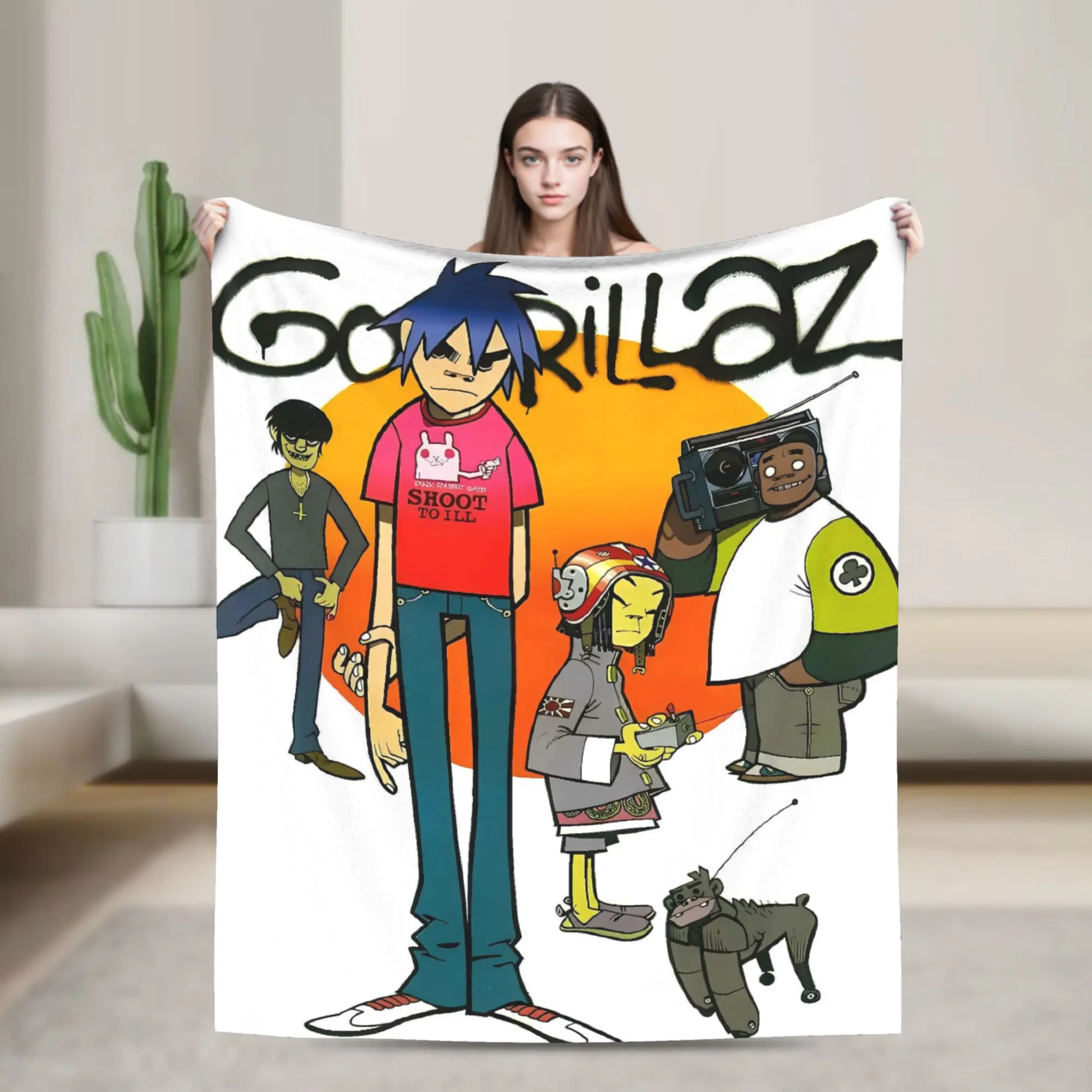 Music Band G-gorillazs Blanket Quality Soft Throw Blanket Winter Travel Office Couch Bed Fluffy Bedspread
Music Band G-gorillazs Blanket Quality Soft Throw Blanket Winter Travel Office Couch Bed Fluffy Bedspread