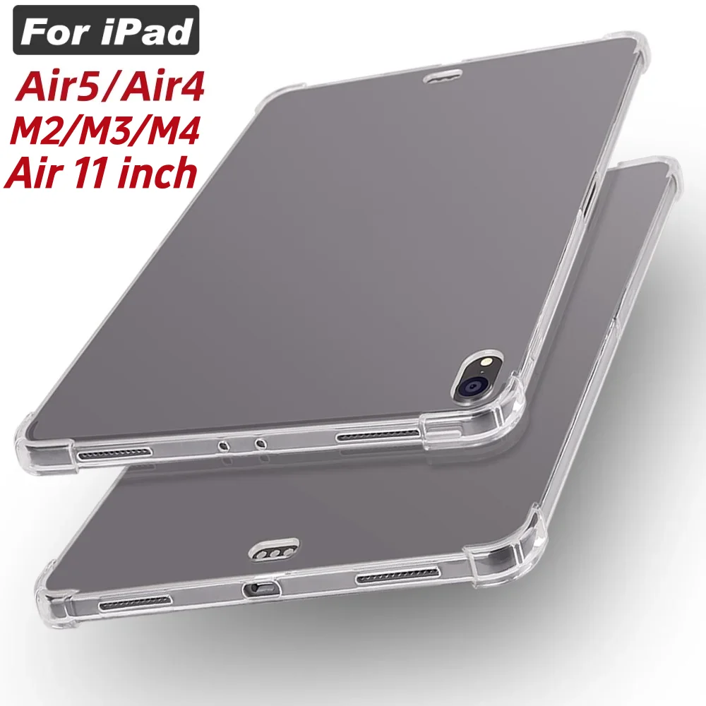 For iPad Air 11 M4 Case 2026 11inch 2025 M3 2024 M2 Transparent tablet Cover for ipad air 5 generation 10.9 2022 Air4 Shell
For iPad Air 11 M4 Case 2026 11inch 2025 M3 2024 M2 Transparent tablet Cover for ipad air 5 generation 10.9 2022 Air4 Shell