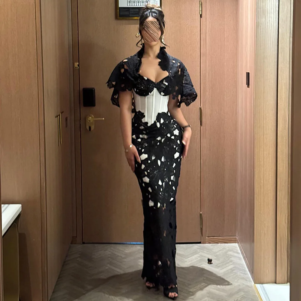 Elegant Sweetheart Evening Dress Customized Short Sleeves Celebrity Gowns Temperament Lace Ankle Length Bespoke Occasion Gowns
Elegant Sweetheart Evening Dress Customized Short Sleeves Celebrity Gowns Temperament Lace Ankle Length Bespoke Occasion Gowns