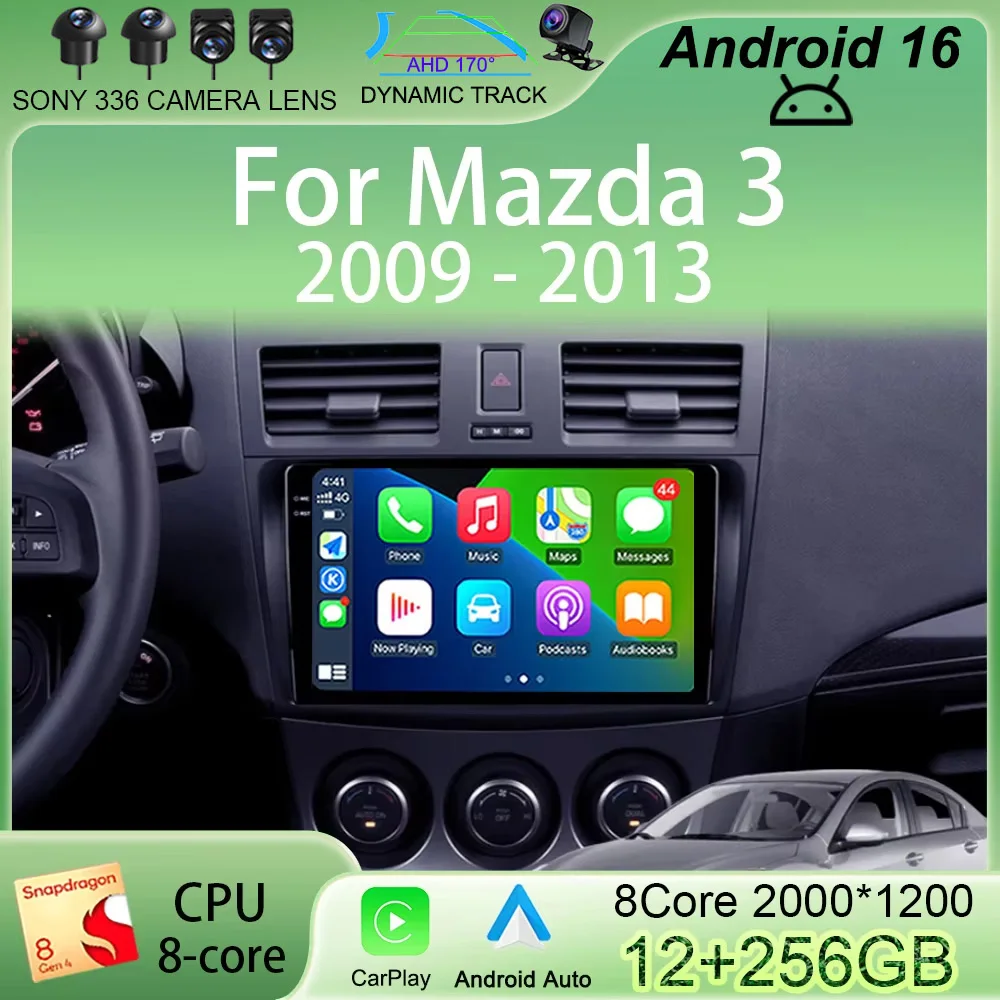 Автомагнитола Android 16 для Mazda 3 2009-2013: Мультимедийный плеер, стереосистема, навигация, Carplay, динамики, головное устройство, видео, аудио, GPS
Автомагнитола Android 16 для Mazda 3 2009-2013: Мультимедийный плеер, стереосистема, навигация, Carplay, динамики, головное устройство, видео, аудио, GPS