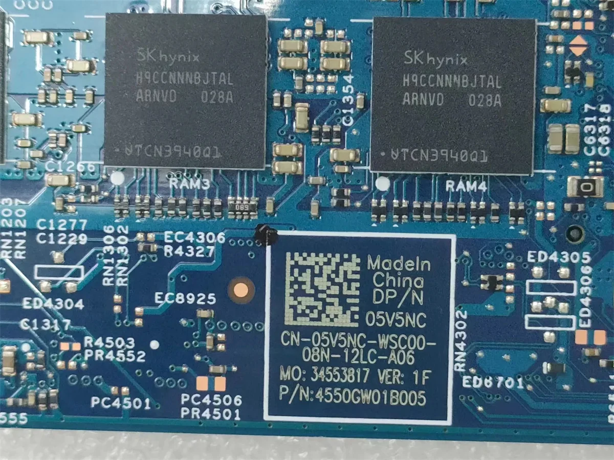 CN-05V5NC For Inspiron 13 5391 Laptop Mainboard CPU:i5-10210U(SRGKY) RAM: 8G 18769-1 N94G2 100% Full Tested
CN-05V5NC For Inspiron 13 5391 Laptop Mainboard CPU:i5-10210U(SRGKY) RAM: 8G 18769-1 N94G2 100% Full Tested