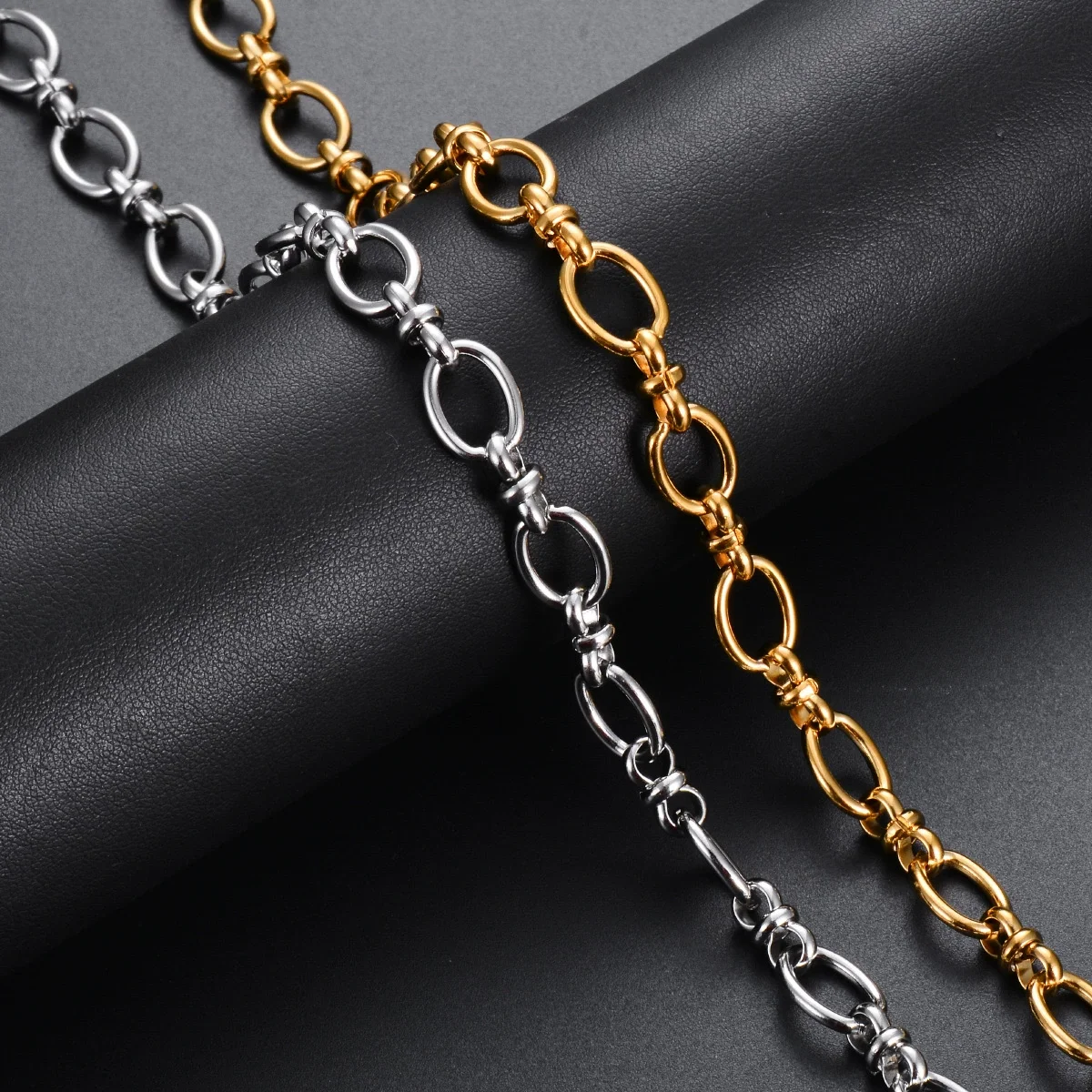 Stainless Steel Men's necklace Mens Handmade Oval Chain Necklace Bracelet High Quality Big Chain Necklace Punk Heavy Jewelry
Stainless Steel Men's necklace Mens Handmade Oval Chain Necklace Bracelet High Quality Big Chain Necklace Punk Heavy Jewelry