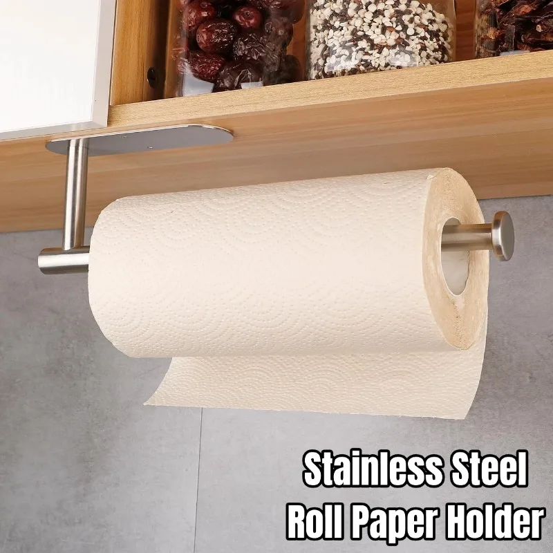 Stainless Steel Toilet Paper Towel Holder Adhesive No Punch Wall Mount Tissue Dispenser Hanger Kitchen Paper Roll Rack Bathroom
Stainless Steel Toilet Paper Towel Holder Adhesive No Punch Wall Mount Tissue Dispenser Hanger Kitchen Paper Roll Rack Bathroom