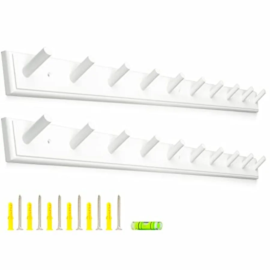 2PCS Coat Rack Wall Mounted Long 38'' Wooden Wall Coat Hooks with 10 Pegs Wall Peg Rail Hangers for Hanging Towels Hats Backpac
2PCS Coat Rack Wall Mounted Long 38'' Wooden Wall Coat Hooks with 10 Pegs Wall Peg Rail Hangers for Hanging Towels Hats Backpac