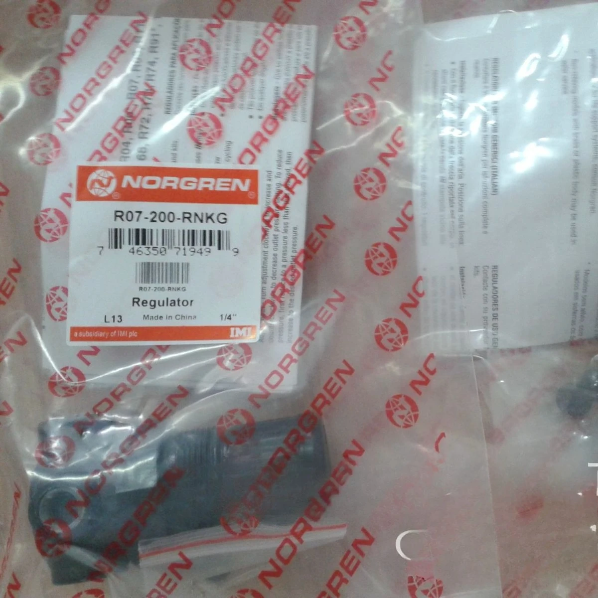2026 NORGREN R07 series pressure regulator R07-200-RNEG
2026 NORGREN R07 series pressure regulator R07-200-RNEG