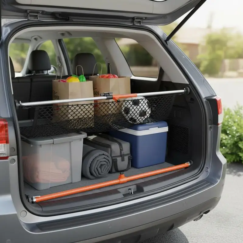 Load Stabilizer Bar 40"-73" For SUVs Sedans Pickup Trucks, Heavy-duty Steel Ratcheting Mechanism Storage Net Divider Bar Telescoping Cargo Lock Pole
Load Stabilizer Bar 40"-73" For SUVs Sedans Pickup Trucks, Heavy-duty Steel Ratcheting Mechanism Storage Net Divider Bar Telescoping Cargo Lock Pole