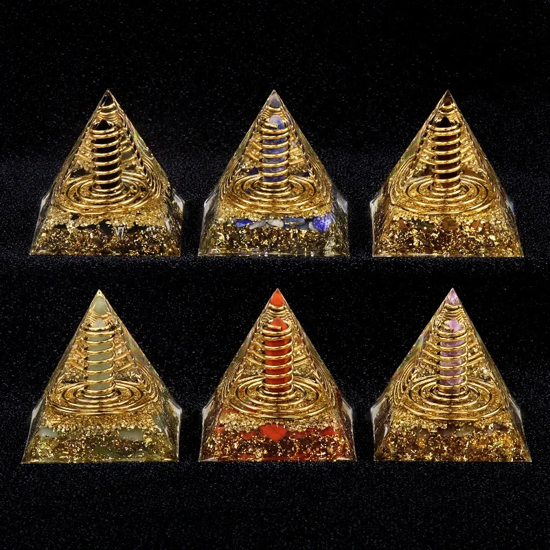 Natural Crystal Energy Generator Pyramid Peridot Gold Sandstone Reiki Healing Resin Pyramid Egyptian Room Decoration 6x6cm
Natural Crystal Energy Generator Pyramid Peridot Gold Sandstone Reiki Healing Resin Pyramid Egyptian Room Decoration 6x6cm
