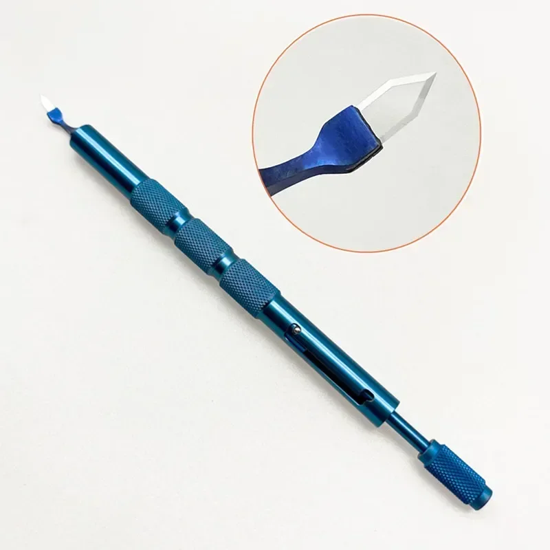 Clear Cornea Blade Knife Ophthalmic Microsurgical Blade with Titanium handle Set Eye surgery instrument
Clear Cornea Blade Knife Ophthalmic Microsurgical Blade with Titanium handle Set Eye surgery instrument