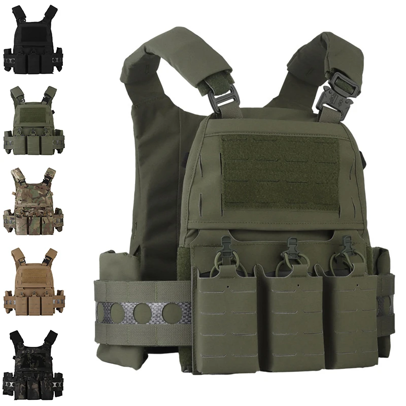 Tactical Vest Airsoft Plate Carrier Military Training Modular MOLLE System with Triple Magazine Pouch Hunting Vests
Tactical Vest Airsoft Plate Carrier Military Training Modular MOLLE System with Triple Magazine Pouch Hunting Vests