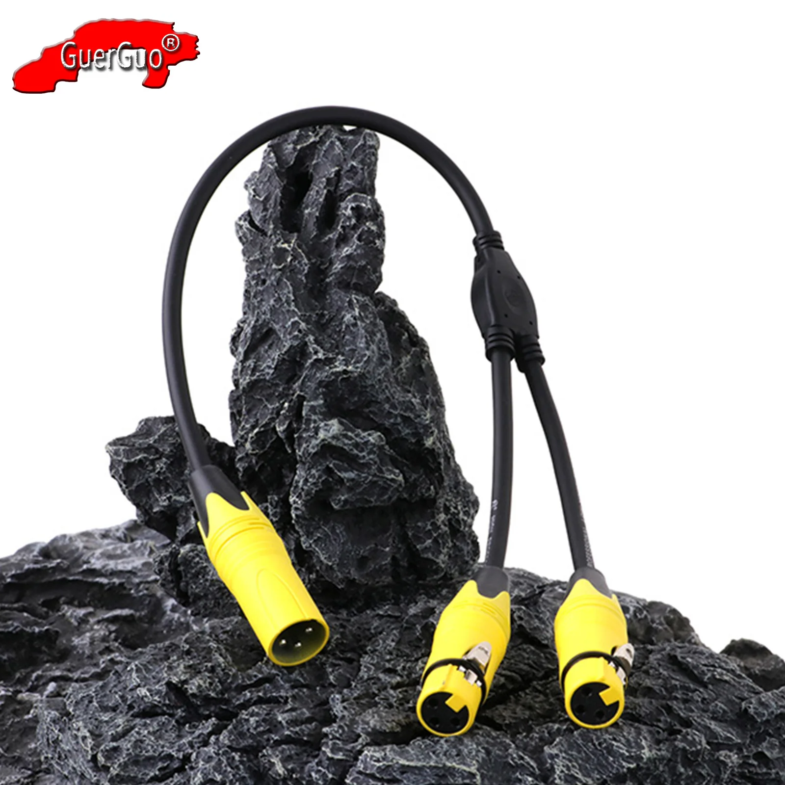XLR Splitter Cable,Microphone Cable XLR to XLR Patch Line Adaptor,3Pin XLR Male to Dual XLR Female Y Cord Audio Extender
XLR Splitter Cable,Microphone Cable XLR to XLR Patch Line Adaptor,3Pin XLR Male to Dual XLR Female Y Cord Audio Extender
