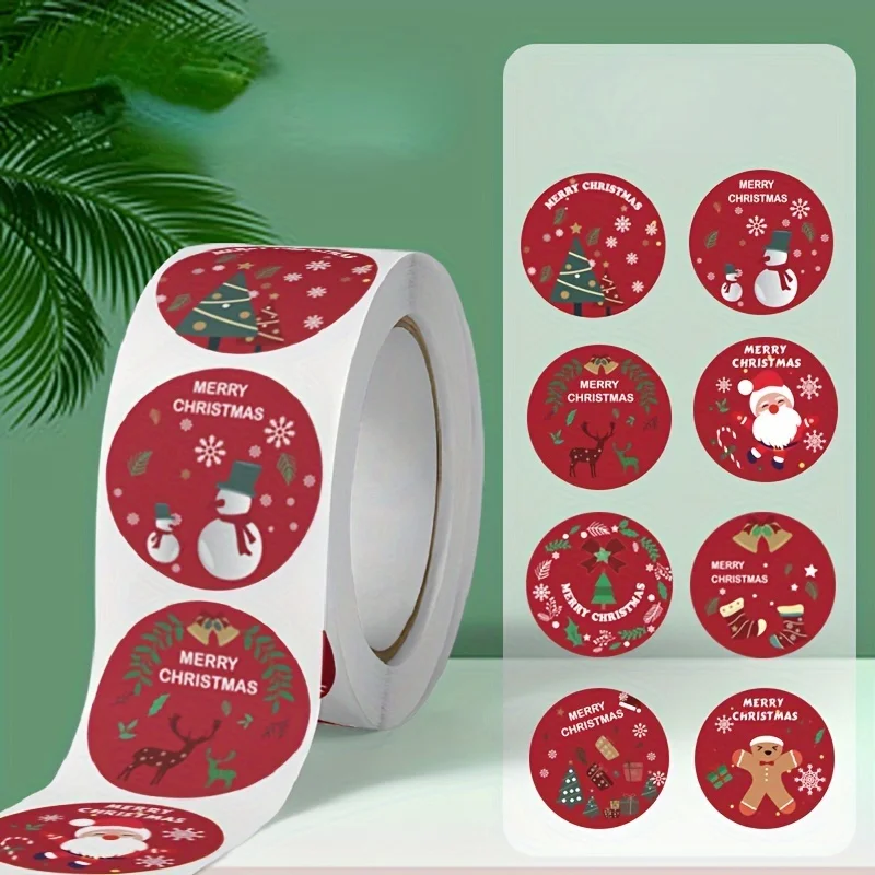 2 Rolls, 1000 Holiday Christmas Stickers, Perfect for DIY Gift Packaging, Baking and Decoration, Box Sealing Stickers
2 Rolls, 1000 Holiday Christmas Stickers, Perfect for DIY Gift Packaging, Baking and Decoration, Box Sealing Stickers