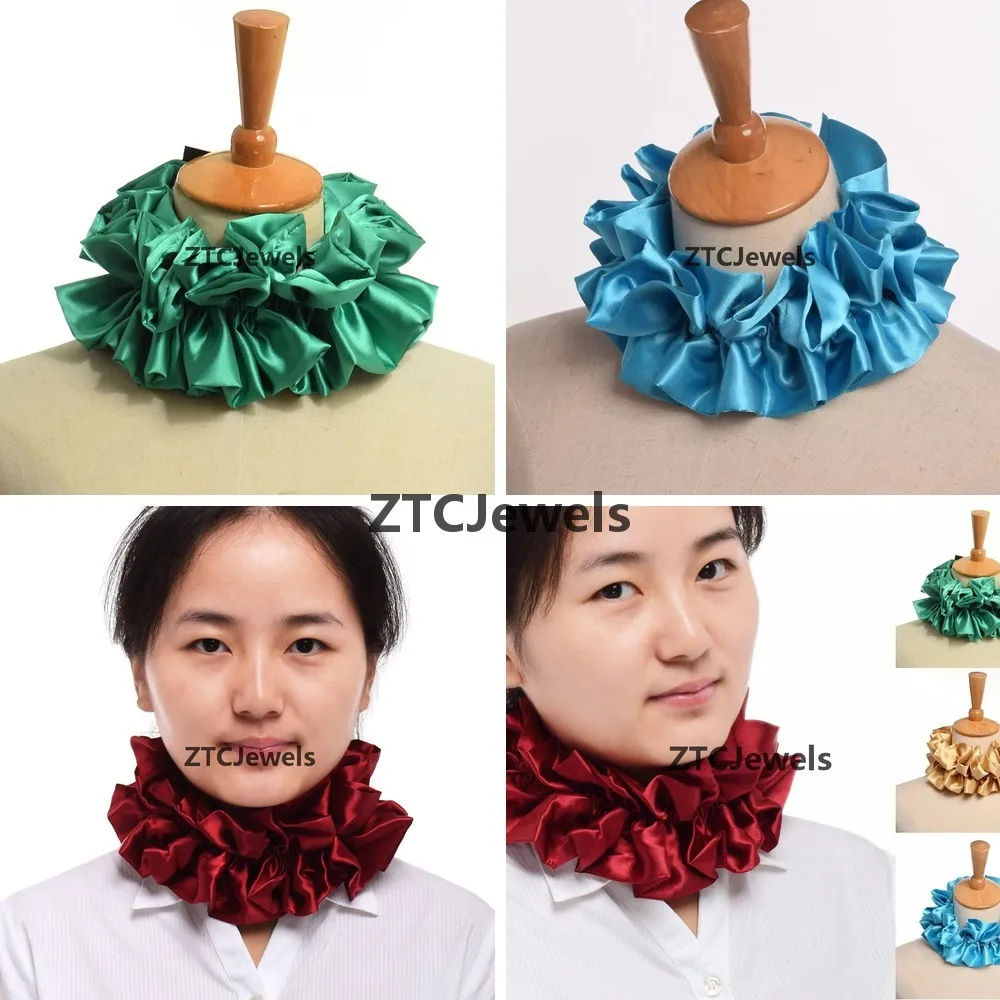 Clown Cosplay Costume Satin Ruff Collar Retro Ruffled Neck Accessory for Stage Performance Photo Shooting
Clown Cosplay Costume Satin Ruff Collar Retro Ruffled Neck Accessory for Stage Performance Photo Shooting
