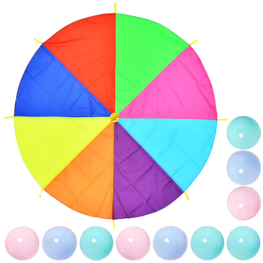 Easy-to-fold Toy Rainbow Parachute Outdoor Play Toys Giant outside Games Fabric Plastic Prop for
Easy-to-fold Toy Rainbow Parachute Outdoor Play Toys Giant outside Games Fabric Plastic Prop for