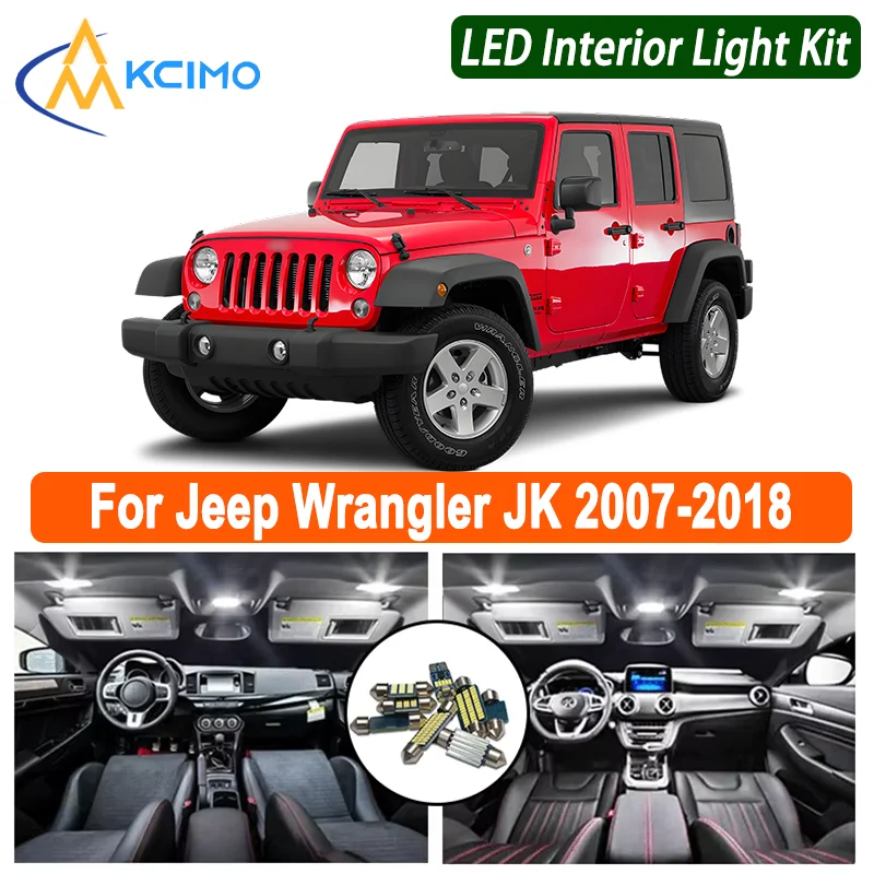 Easy to Install For Jeep Wrangler JK 2007-2018 Interior Lighting System LED Dome/Map/Trunk Lid Lamps Upgrade Kit
Easy to Install For Jeep Wrangler JK 2007-2018 Interior Lighting System LED Dome/Map/Trunk Lid Lamps Upgrade Kit