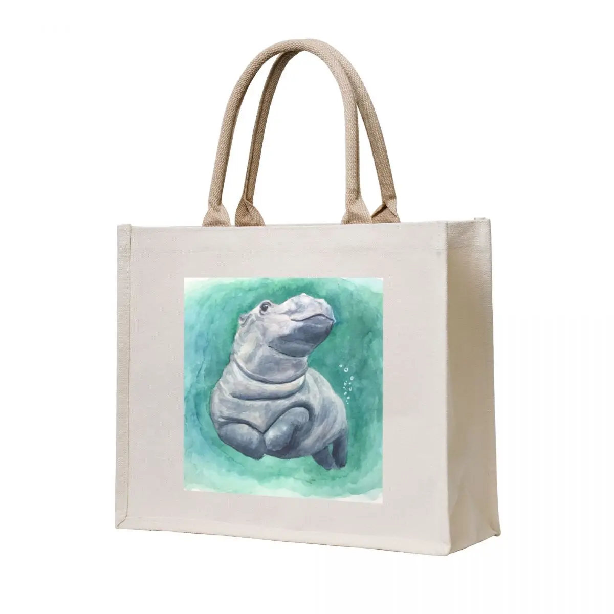 Fiona the Hippo Watercolor Tote Bag canvas bags shopper bags Eco bag shopper bags for women
Fiona the Hippo Watercolor Tote Bag canvas bags shopper bags Eco bag shopper bags for women