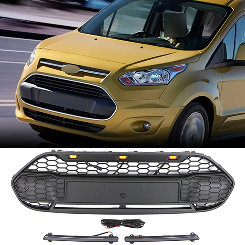 Grill With Light Bar Front Bumper Grille Auto Parts Modification Accessories Decoration Fits for 2014-2018 Ford Transit Grill
Grill With Light Bar Front Bumper Grille Auto Parts Modification Accessories Decoration Fits for 2014-2018 Ford Transit Grill